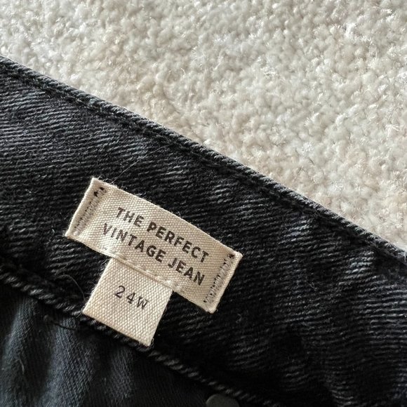 Madewell Plus Size Charcoal Ankle Jeans - Picture 2 of 7